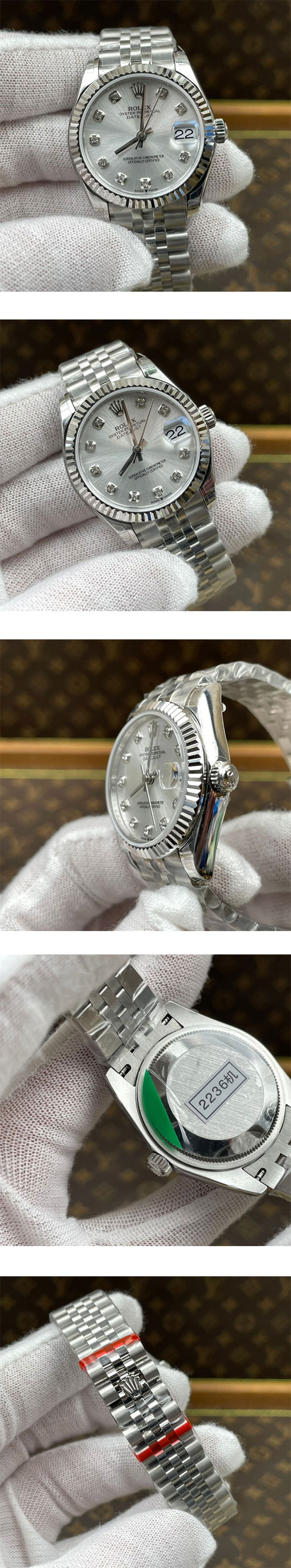 【GS製 2236搭載】 ロレックスコピーM278274-0030 デイトジャスト31mm シルバー 完売前に入手
